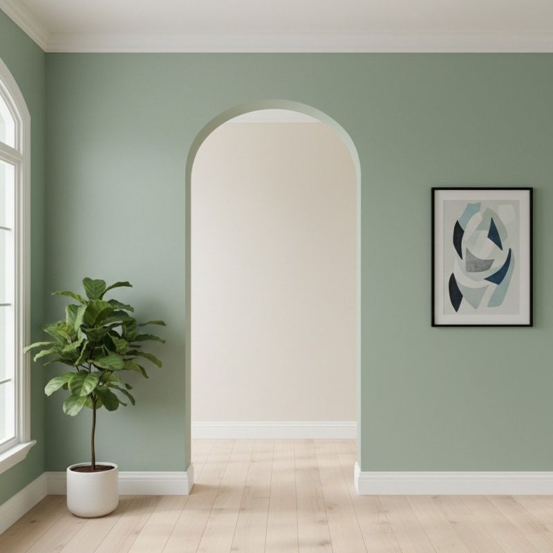 Accent Wall Painting detail