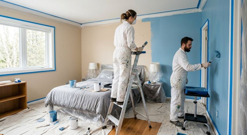 Bedroom Painting project example
